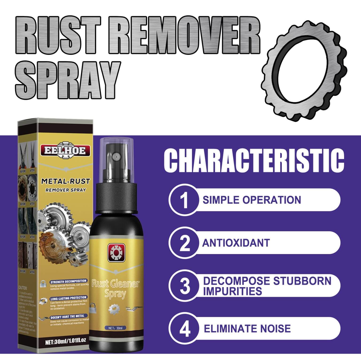 Metalrust remover spray Best Rust remover from a professional