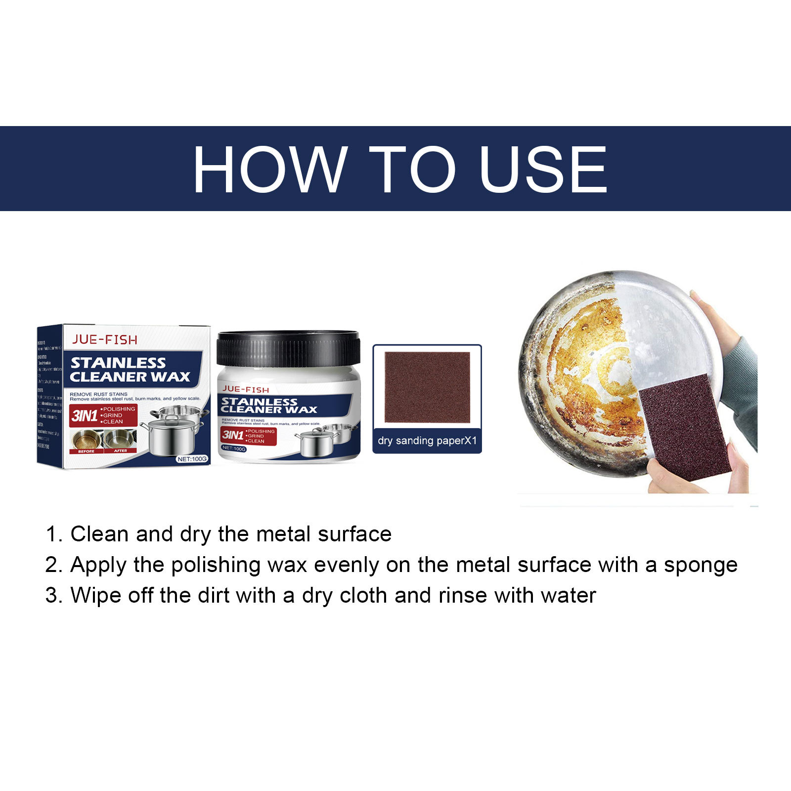 Pâte a polir pour le métal 1100 , 750 ml Autosol - Pouliot Pièces Autos