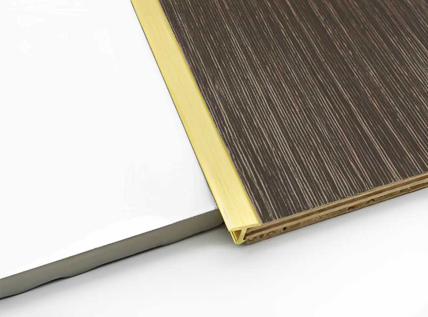 Brass Transition Strip for Tile