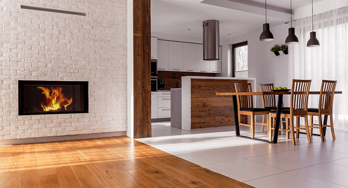 A Custom Designed Kitchen Floor Transition 