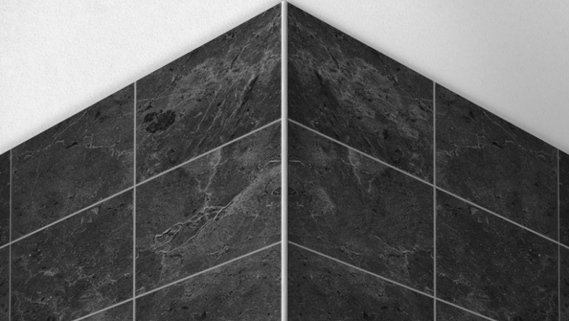 corner tiles,tile into a corner