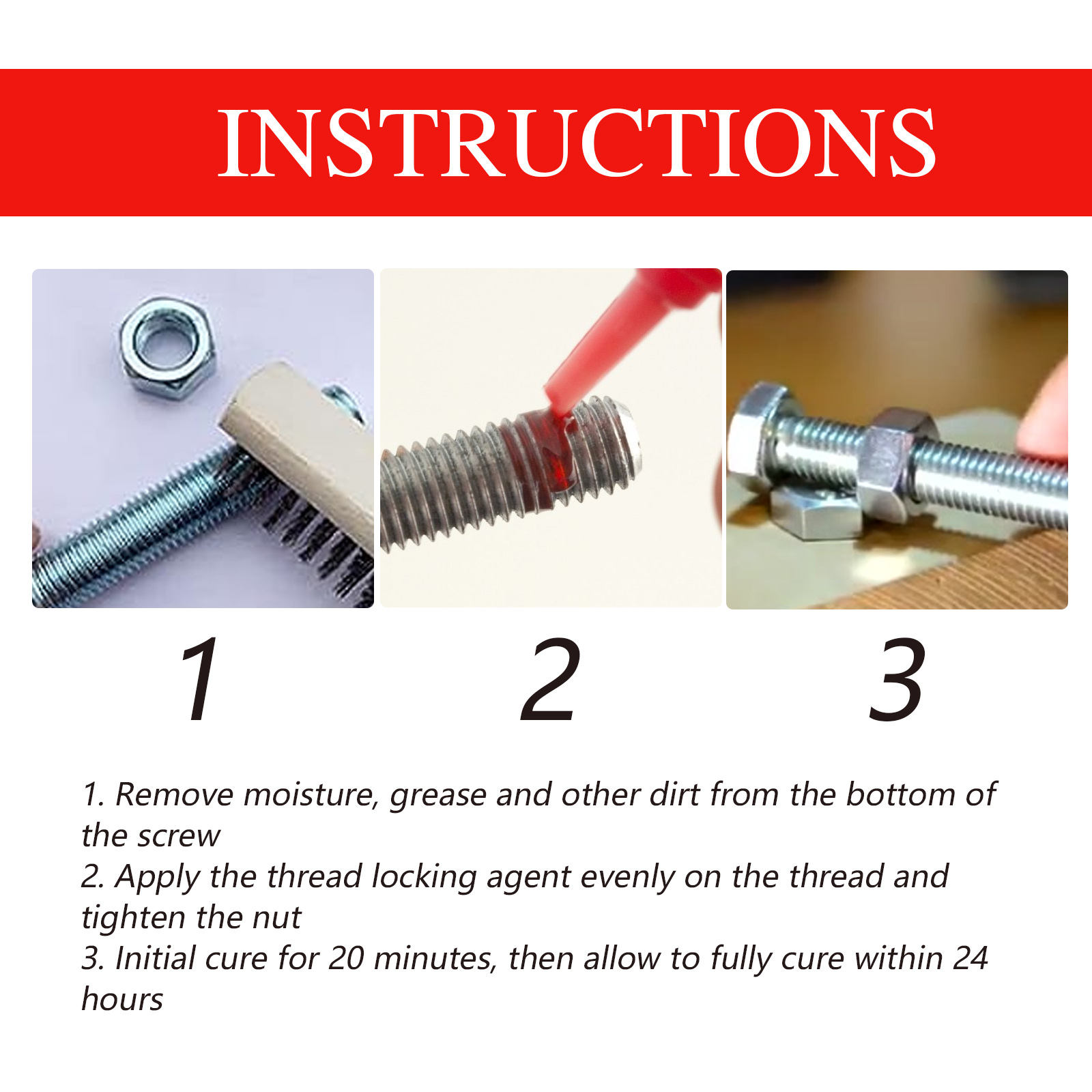 High Strength Thread Locker Best High Strength Thread Locker from a professional household