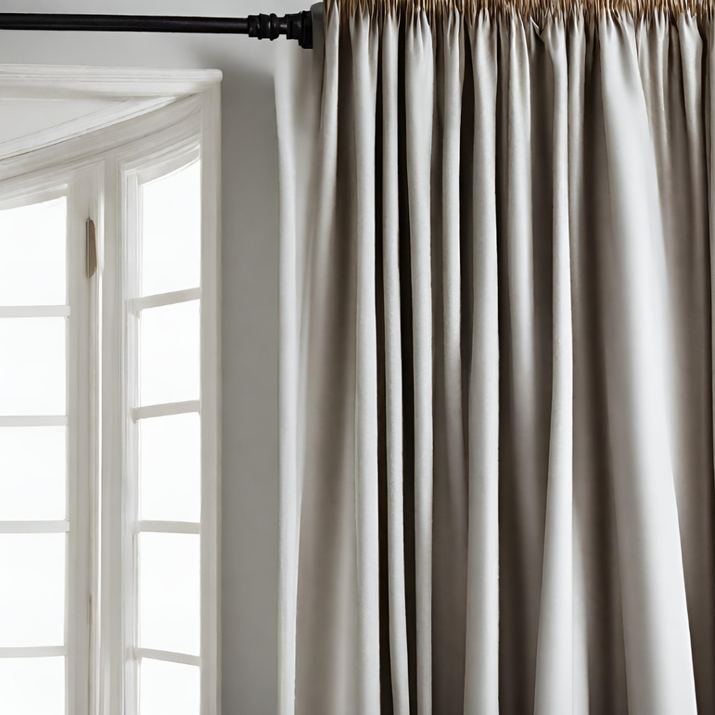 Golden Glamour How French Return Curtain Rods Transform Your Interior