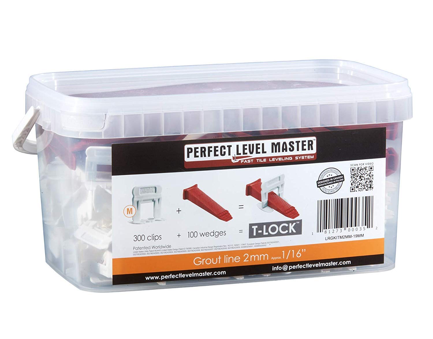 Perfect Level Master T-Lock Tile Leveler Kit