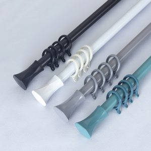 blackout curtain rods