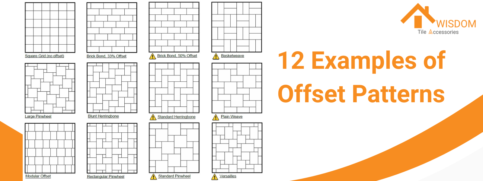 12 exsamples of offset patterns