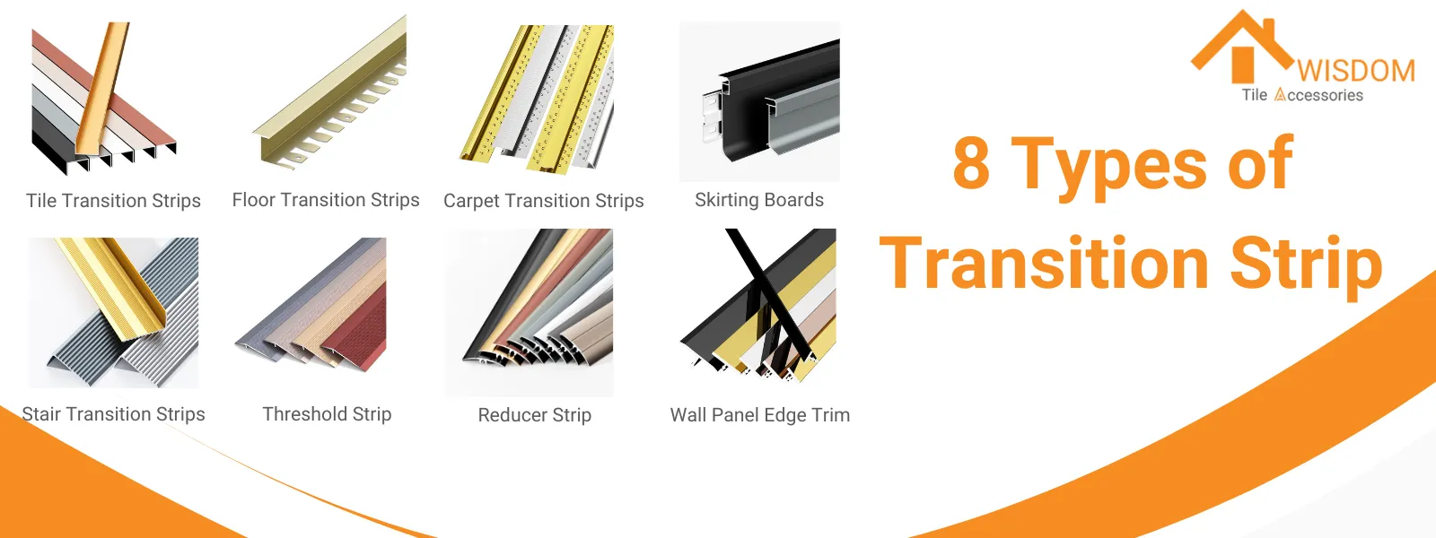 8 types of transition strip