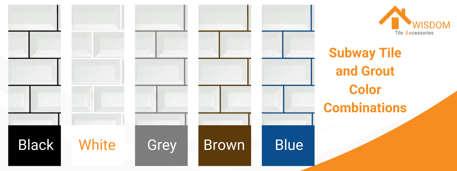 Types of Grout Color for White Tile