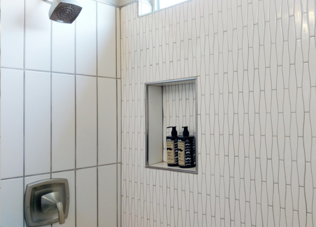 The Pros and Cons of a Shower Niche Under Shower Head