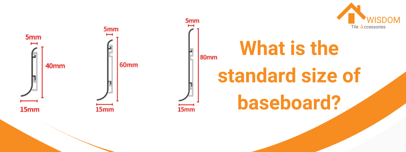 What is the standard size of baseboard