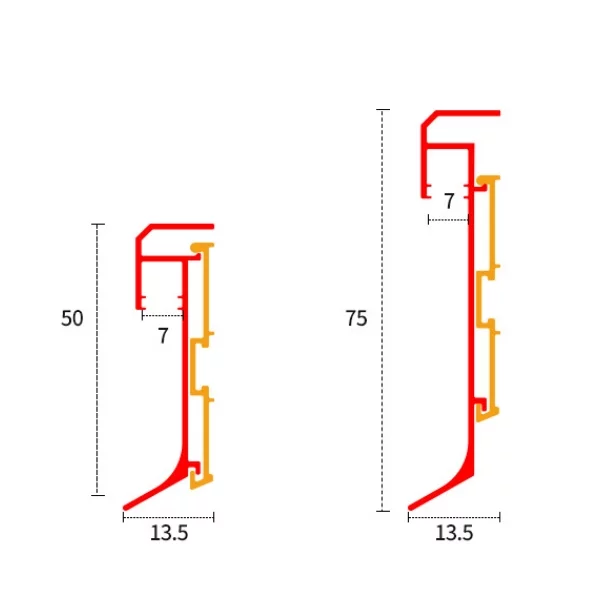 LED Skiting Board Size