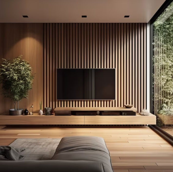 Wood Slat Paneling 00