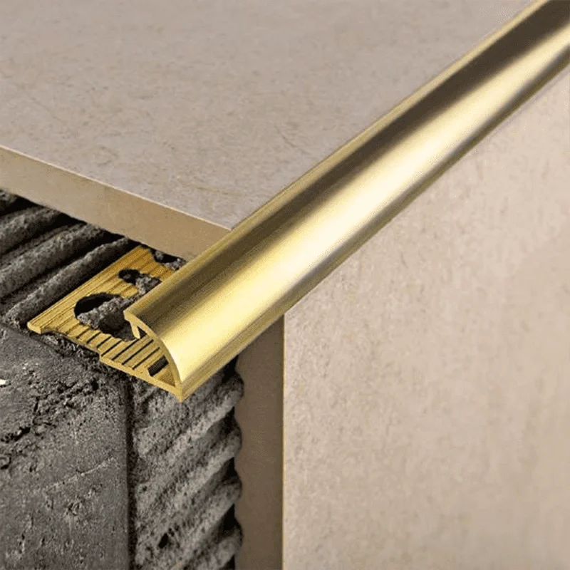 Brass round edge tile trim supplier