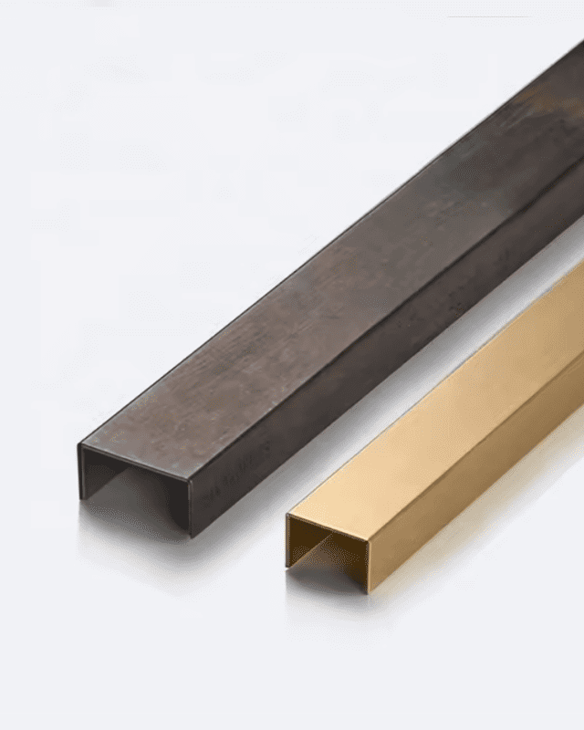 Brass U Shaped Trim for Tiles | Your Best Tile Trim Supplier