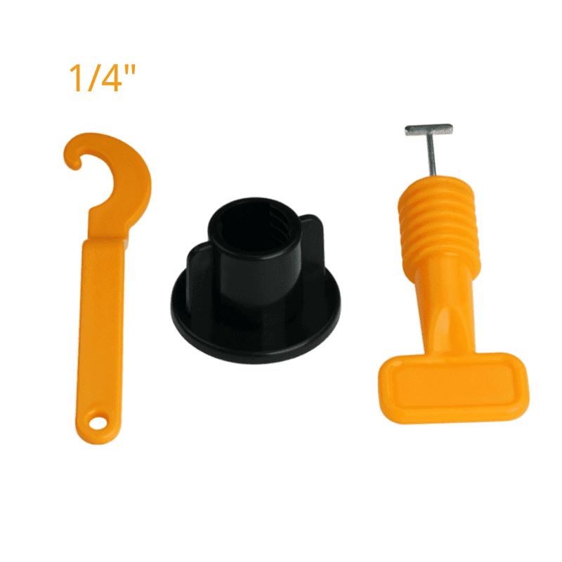 1/4 T-Type Plastic Reusable Leveling System