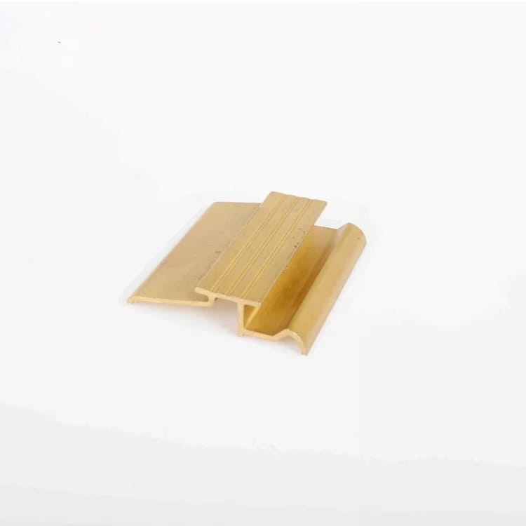 50mm Stair Tread Non-Slip Brass Metal Nosing