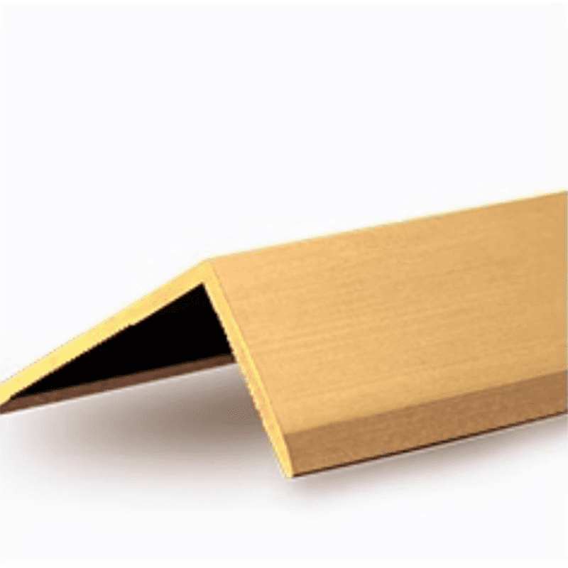 Formable Solid Brass Angle Trim 10mm 3m Length