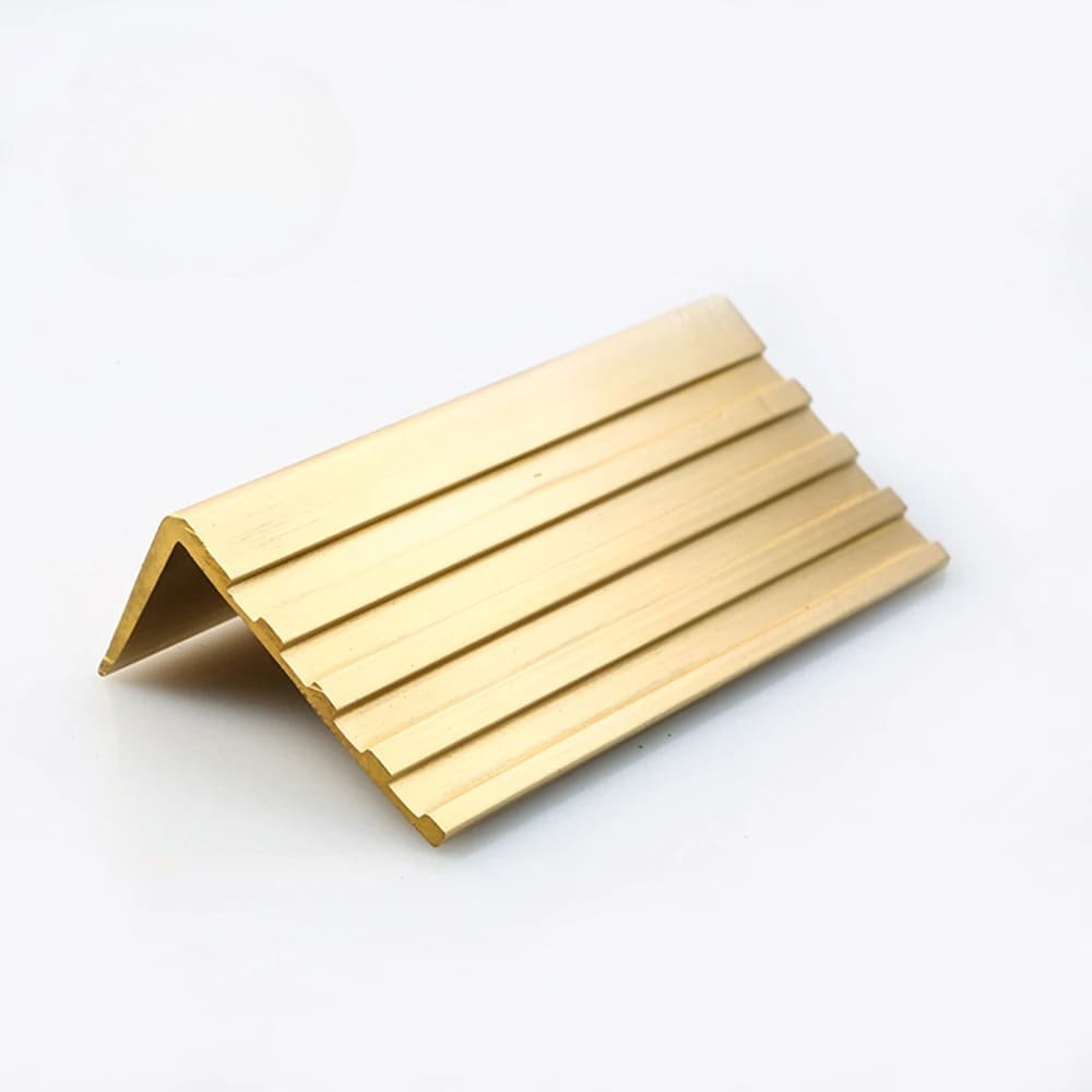 Polished Brass Stair Nosing UK Style