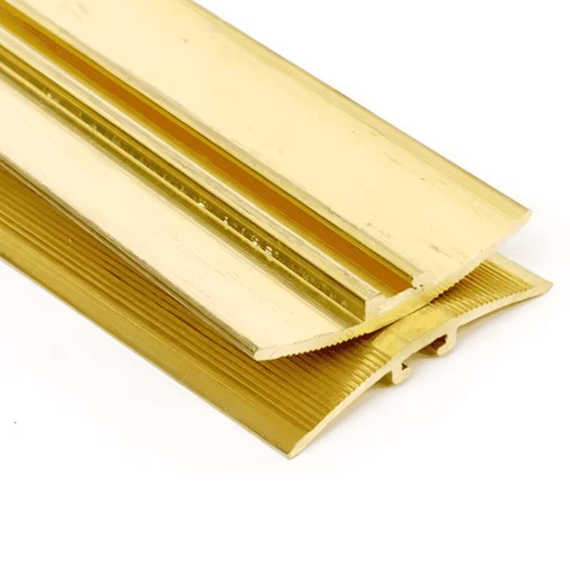 Cruved Brass Door Threshold Strips for Floor Trim