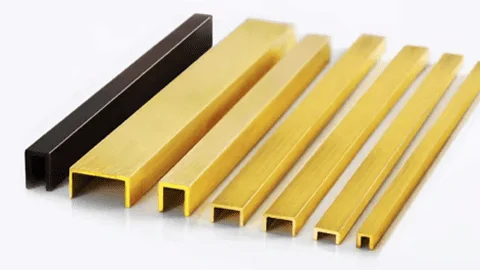 U Brass Transition Strip