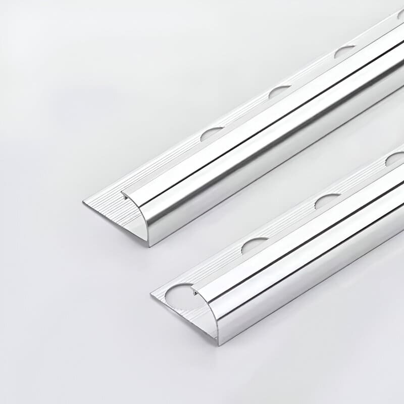 6mm Round Aluminum Tile Edging Trim Polished