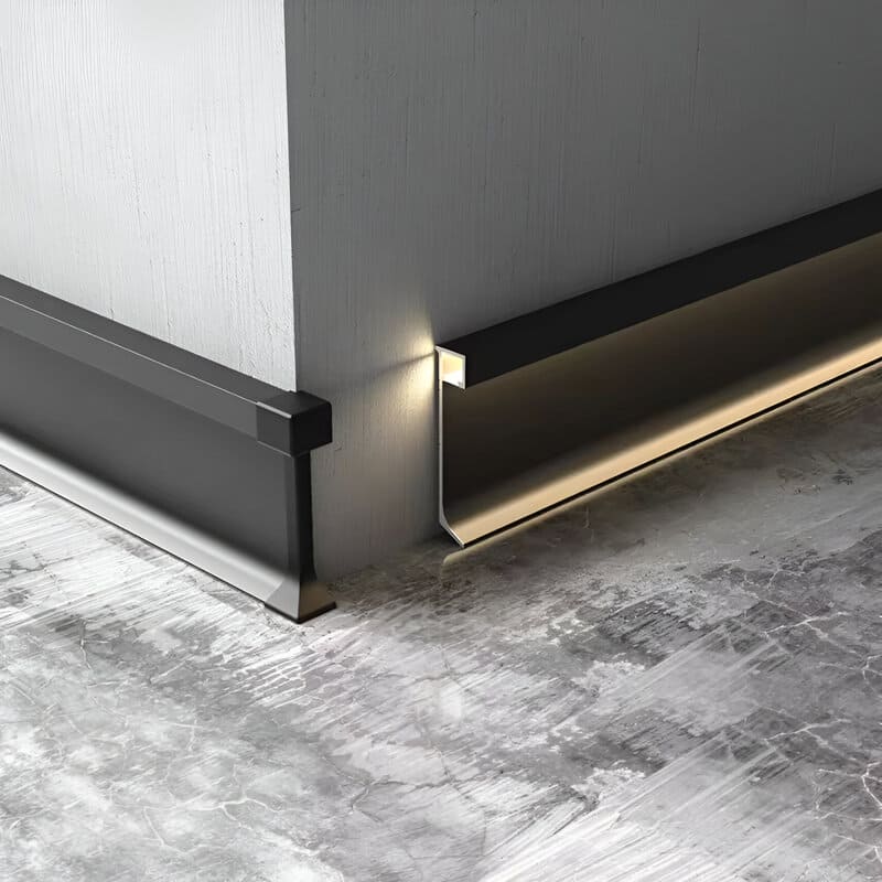 Aluminum Hidden LED Skirting Board 02