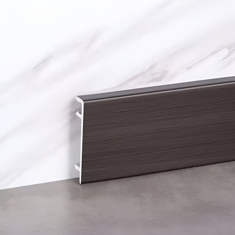 Brown Stainless Steel Kitchen Skirting 50mm