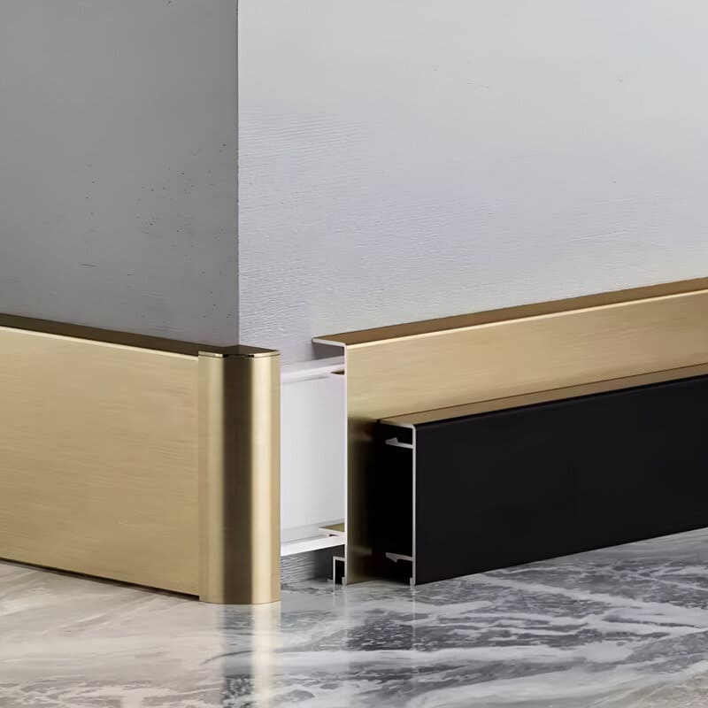 Classic aluminum skirting board 03