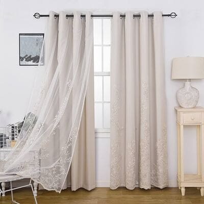 4. Double-panel curtains