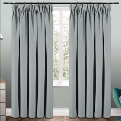 14. Pencil pleat curtains