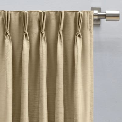 11. Pinch pleat curtains