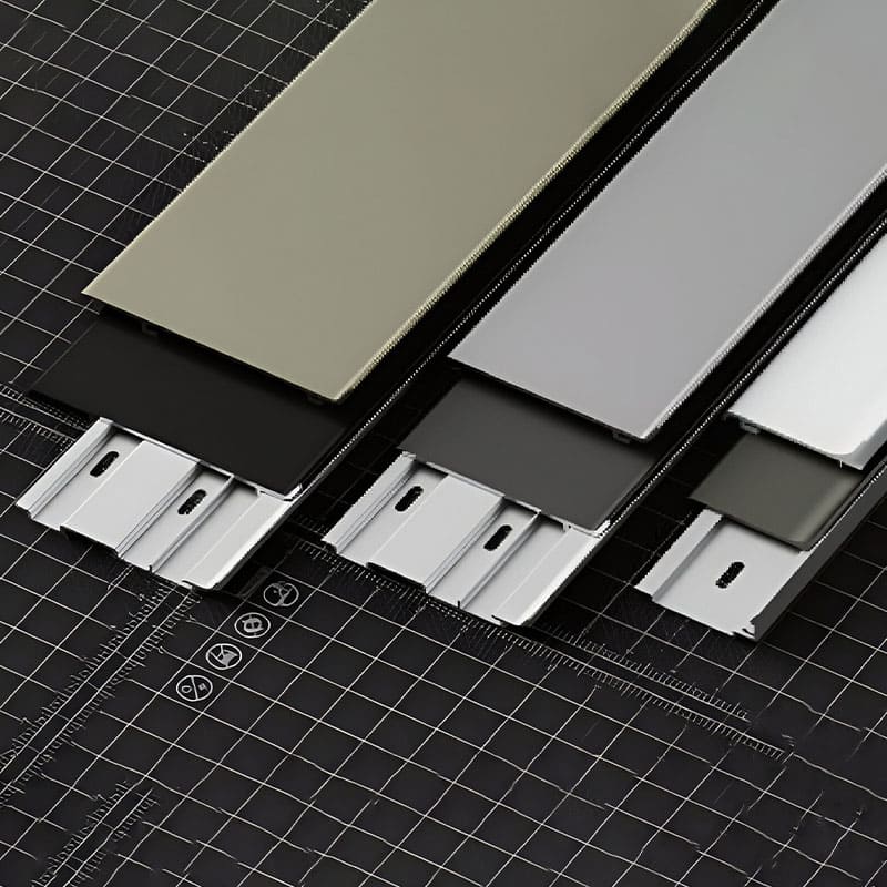 Snap-on Aluminum Skirting Board 02