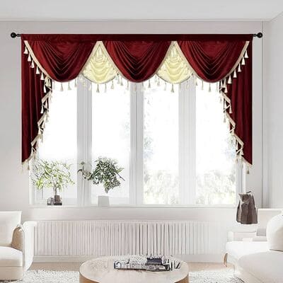 22. Valance curtains