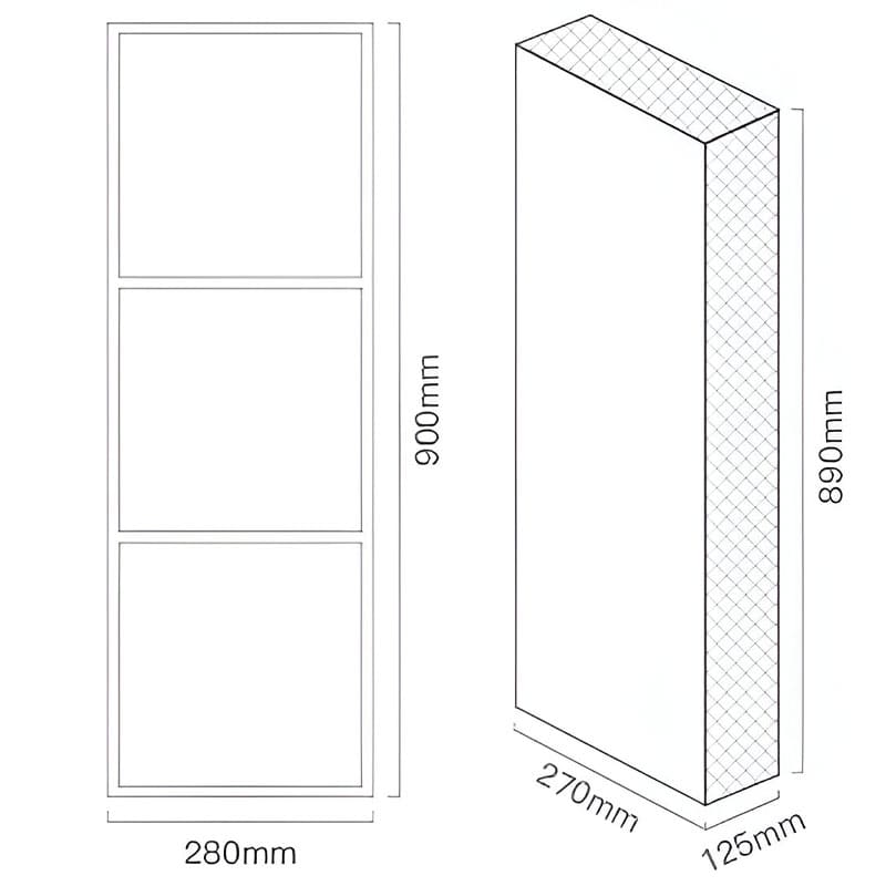 Stainless Steel Shower Niche Sizes