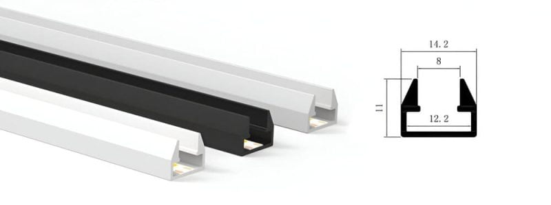 1411 Surface Mounted LED Profile for Laminate Lighting