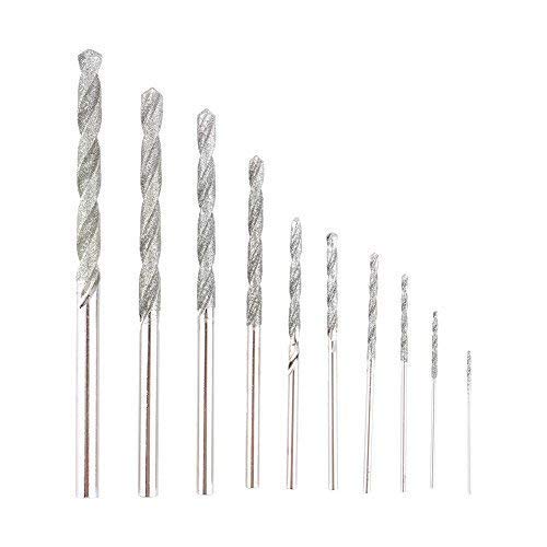 Diamond-tipped drill bits for ceramic tiles