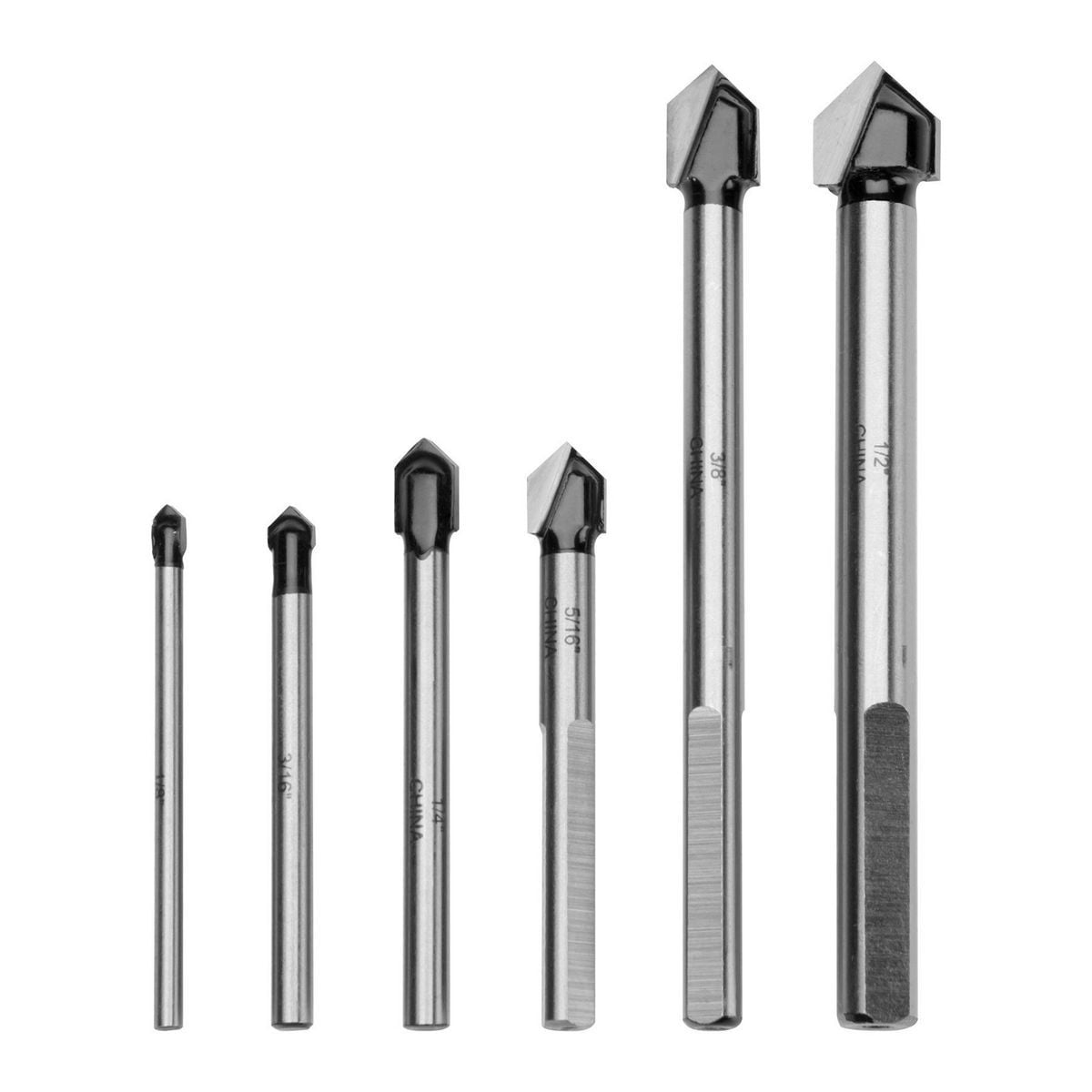 Tile and glass drill bits