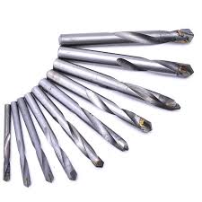 Tungsten carbide-tipped drill bits