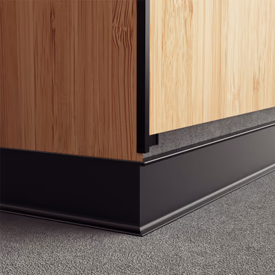 how to install skirting board for wall panel step 3 3. Install wall panels adjacent to the skirting board.