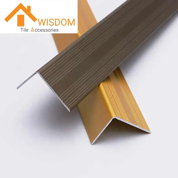 Aluminum 90 Degree Angle Corner Tile Trim for Wall Applications