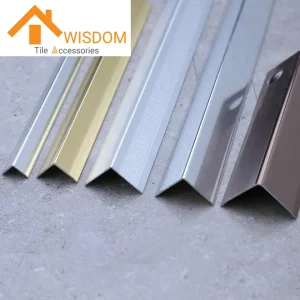 Aluminum Angle Tile Trim 1.2mm Thickness Customizable