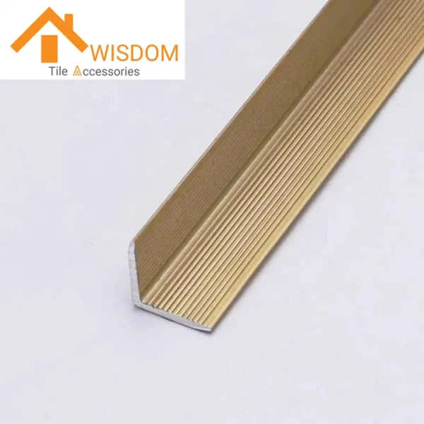 Aluminum Angle Tile Trim 1.2mm Thickness Customizable
