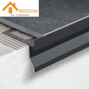Aluminum Balcony Tile Trim Profiles 1.2mm Custom Finish