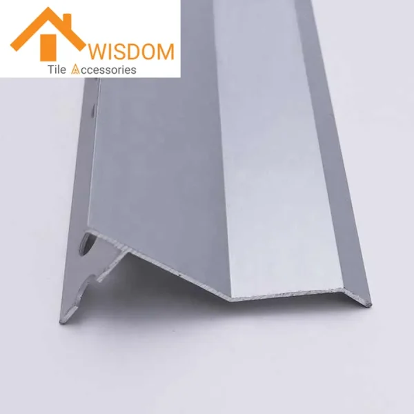 Aluminum Balcony Tile Trim Profiles 1.2mm Custom Finish
