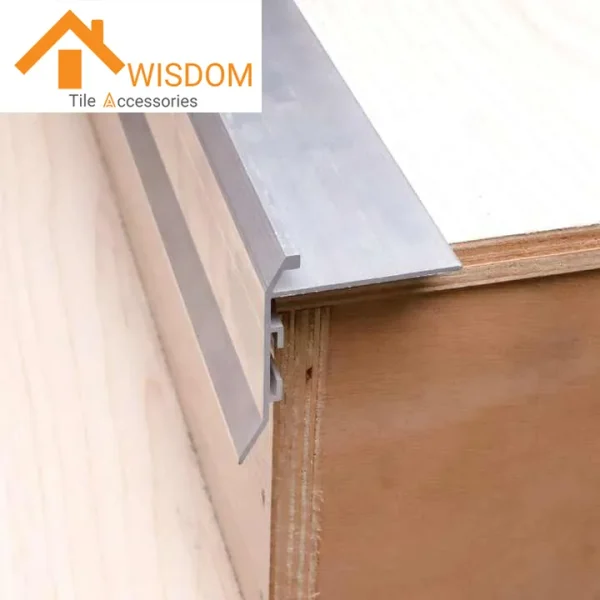 Aluminum Balcony Tile Trim Profiles 1.2mm Custom Finish