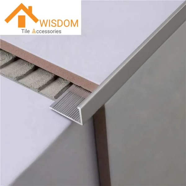 Aluminum Ceramic Corner Tile Edge Trim for Marble Wall and Floor