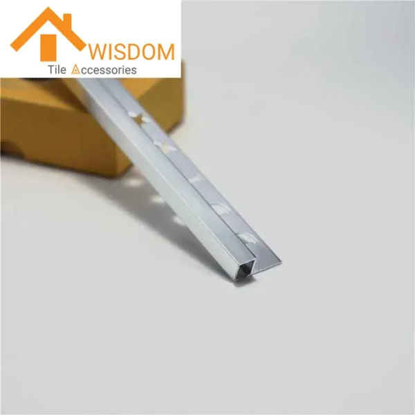 Aluminum Ceramic Square Edge Tile Trim for Wall Applications