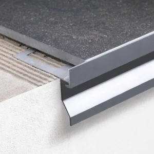 Aluminum Ceramic Tile Trim Profile for Balcony Decoration