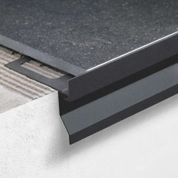 Aluminum Ceramic Tile Trim Profile for Balcony Decoration