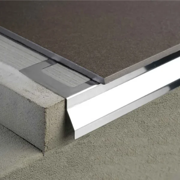 Aluminum Ceramic Tile Trim Profile for Balcony Decoration